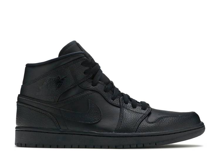 AIR JORDAN 1 MID ‘TRIPLE BLACK’