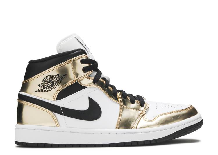 AIR JORDAN 1 MID ‘METALLIC GOLD’