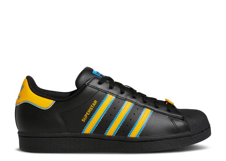 ADIDAS SUPERSTAR ‘BLACK GOLD BLUE’