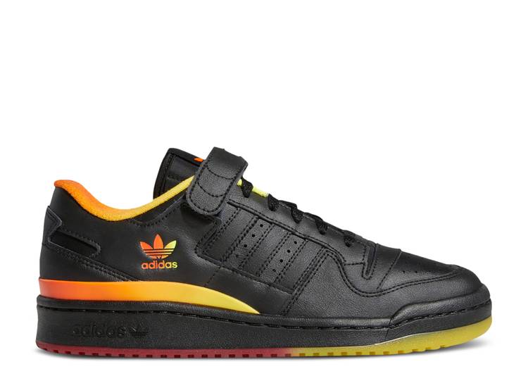 FORUM LOW ‘BLACK ORANGE YELLOW GRADIENT’