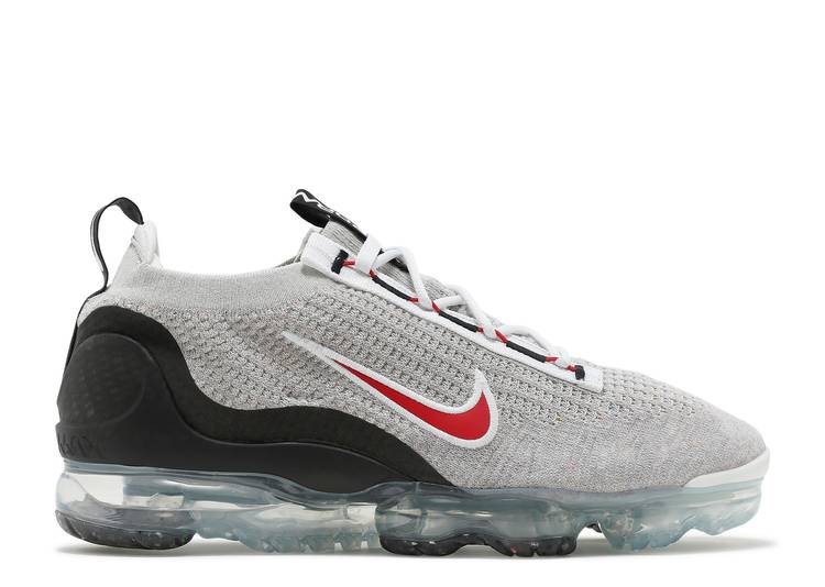 AIR VAPORMAX 2021 FLYKNIT ‘LIGHT BONE UNIVERSITY RED’