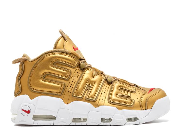 AIR MORE UPTEMPO SUPR*ME ‘METALLIC GOLD’