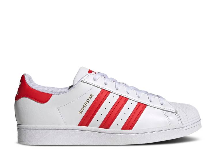 ADIDAS SUPERSTAR ‘WHITE RED’